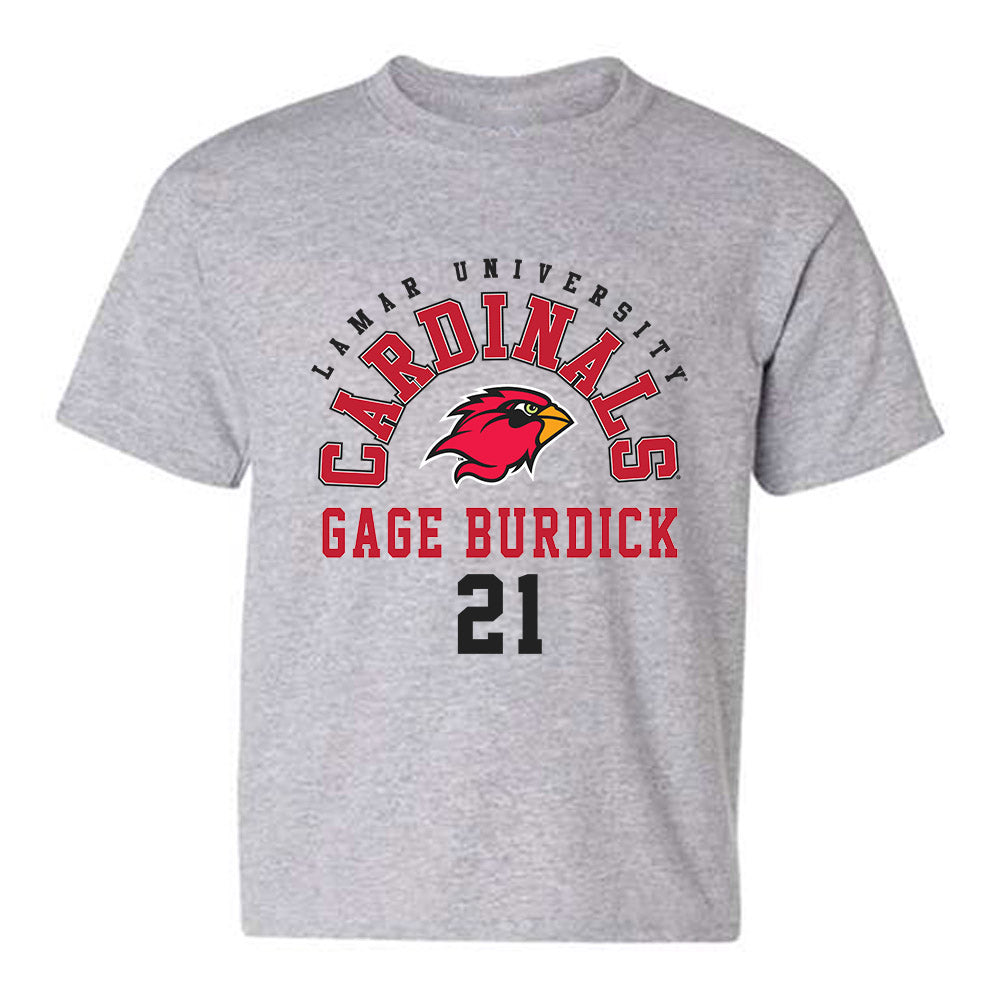 Lamar - NCAA Baseball : Gage Burdick - Classic Fashion Shersey Youth T-Shirt-0