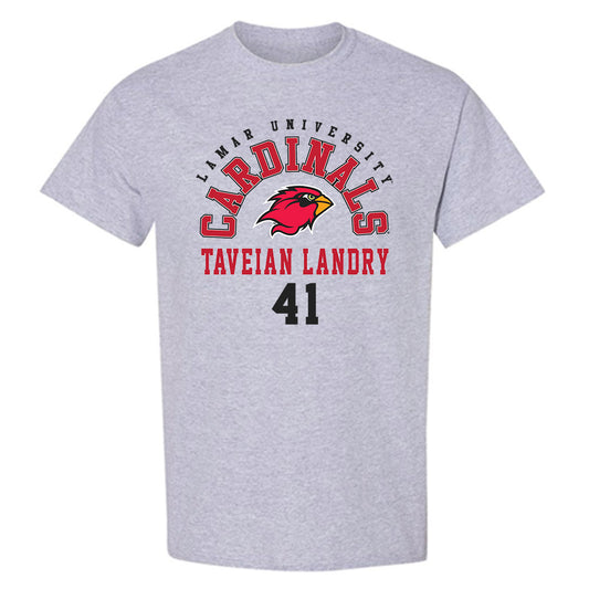 Lamar - NCAA Football : Taveian Landry - Classic Fashion Shersey T-Shirt-0