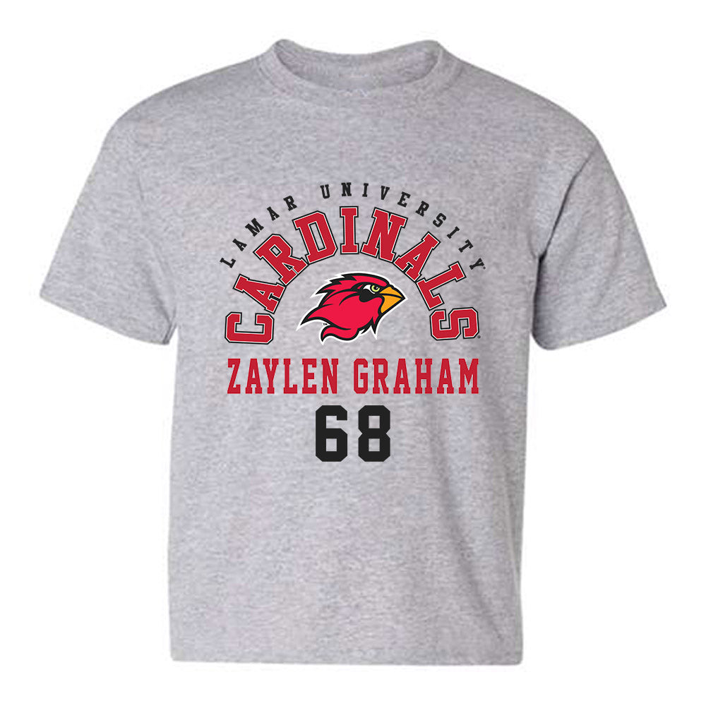 Lamar - NCAA Football : Zaylen Graham - Classic Fashion Shersey Youth T-Shirt-0