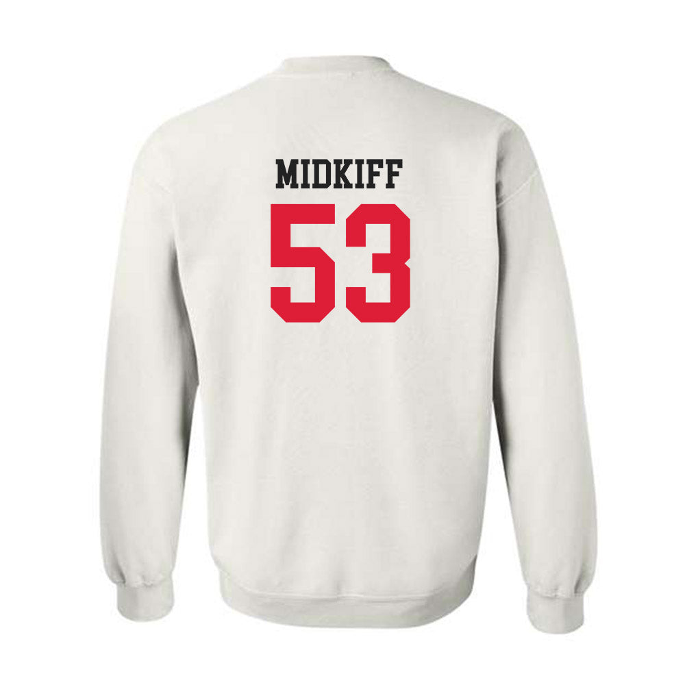 Lamar - NCAA Baseball : Daniel Midkiff - Classic Shersey Crewneck Sweatshirt-1