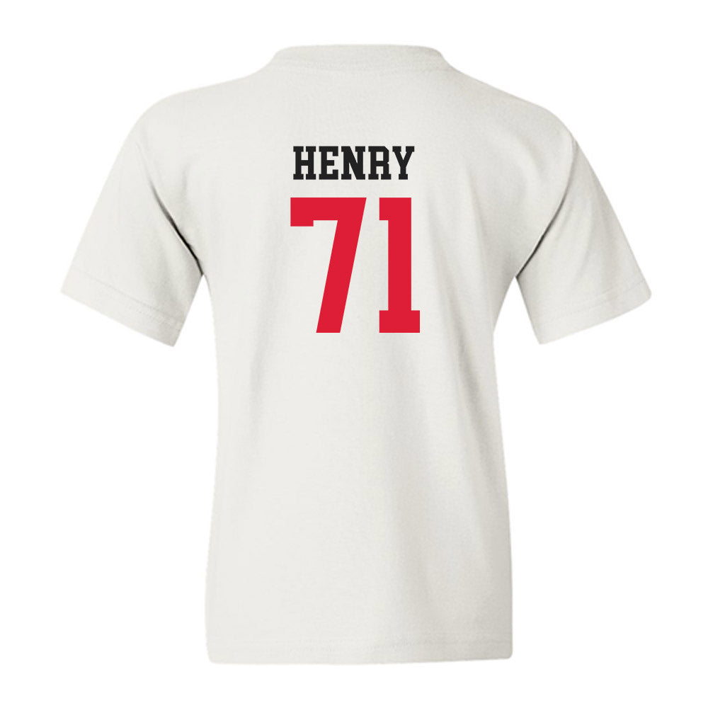 Lamar - NCAA Football : Treaden Henry - Classic Shersey Youth T-Shirt-1
