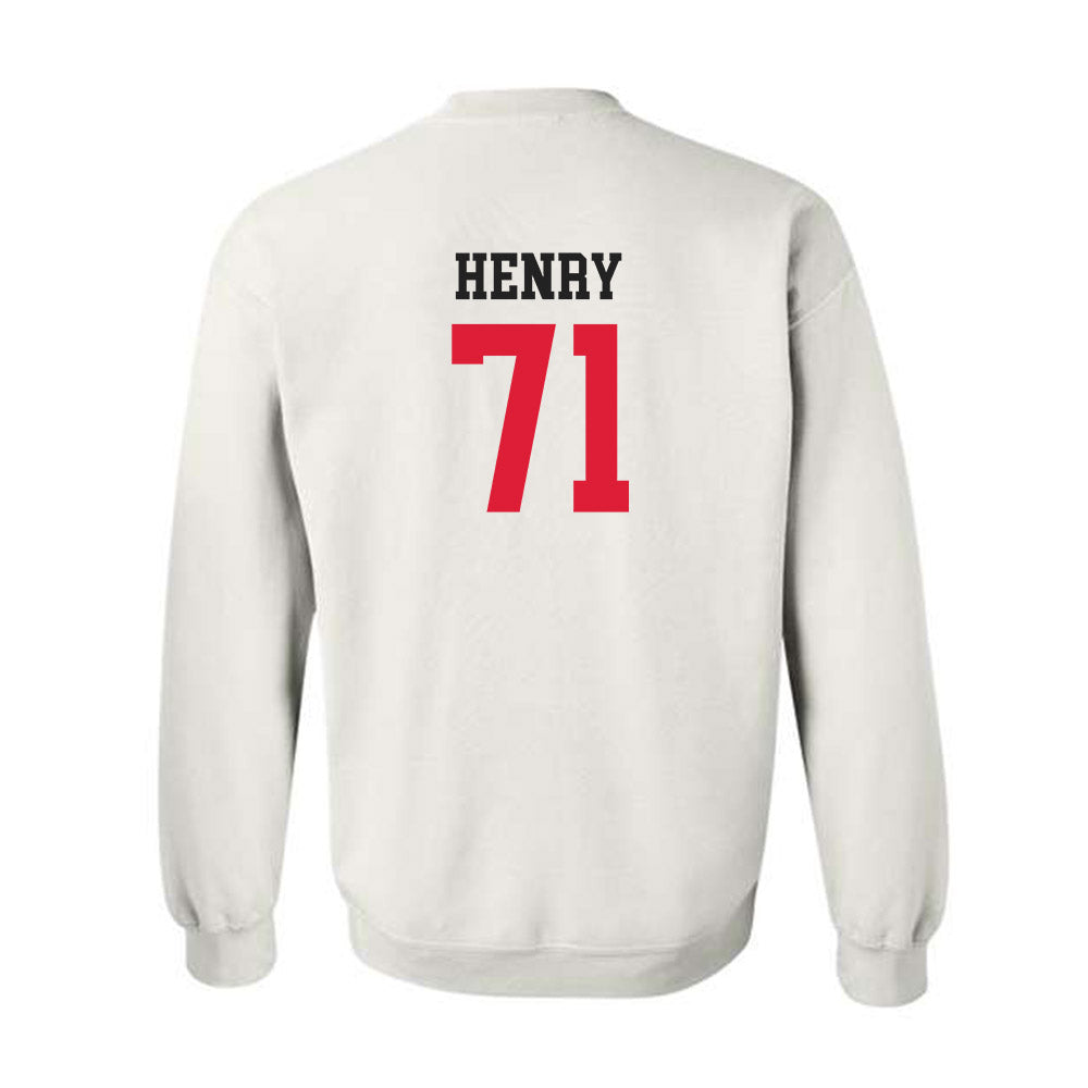 Lamar - NCAA Football : Treaden Henry - Classic Shersey Crewneck Sweatshirt-1