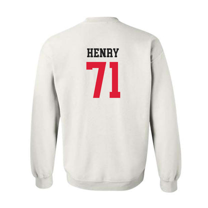 Lamar - NCAA Football : Treaden Henry - Classic Shersey Crewneck Sweatshirt-1