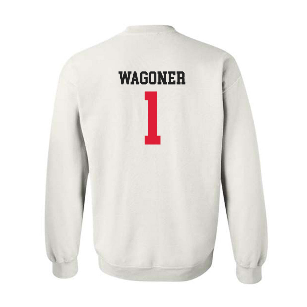 Lamar - NCAA Baseball : Jake Wagoner - Classic Shersey Crewneck Sweatshirt-1