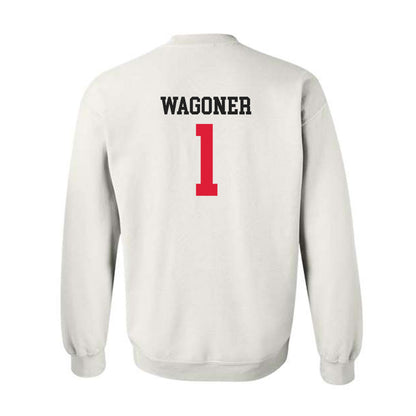 Lamar - NCAA Baseball : Jake Wagoner - Classic Shersey Crewneck Sweatshirt-1