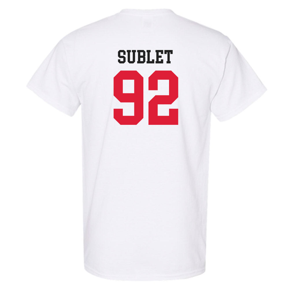 Lamar - NCAA Football : Broderick Sublet - Classic Shersey T-Shirt-1