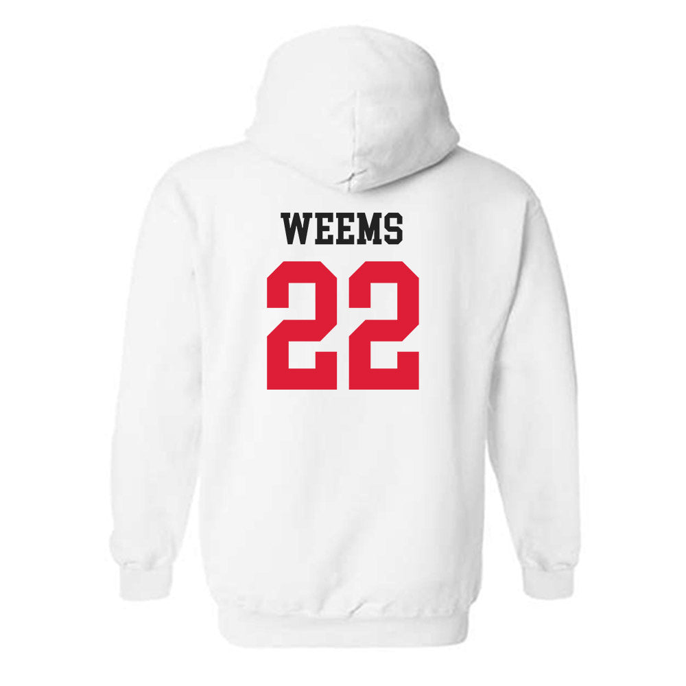 Lamar - NCAA Women's Basketball : Nurjei Weems - Classic Shersey Hooded Sweatshirt-1