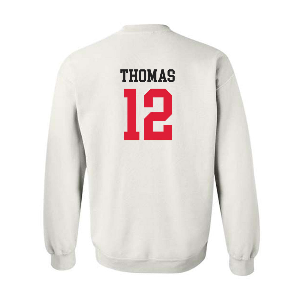 Lamar - NCAA Men's Basketball : Christian Thomas - Classic Shersey Crewneck Sweatshirt-1