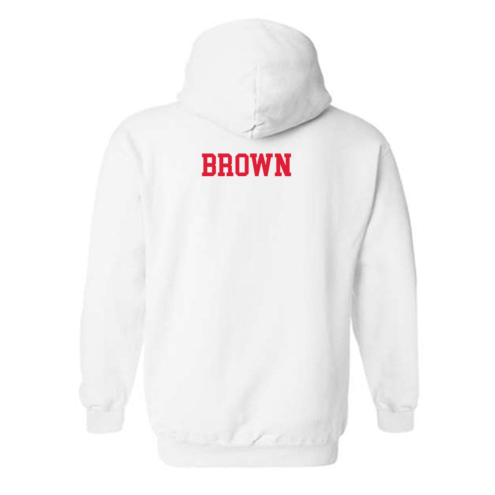 Lamar - NCAA Men's Track & Field : Trenton Brown - Classic Shersey Hooded Sweatshirt-1