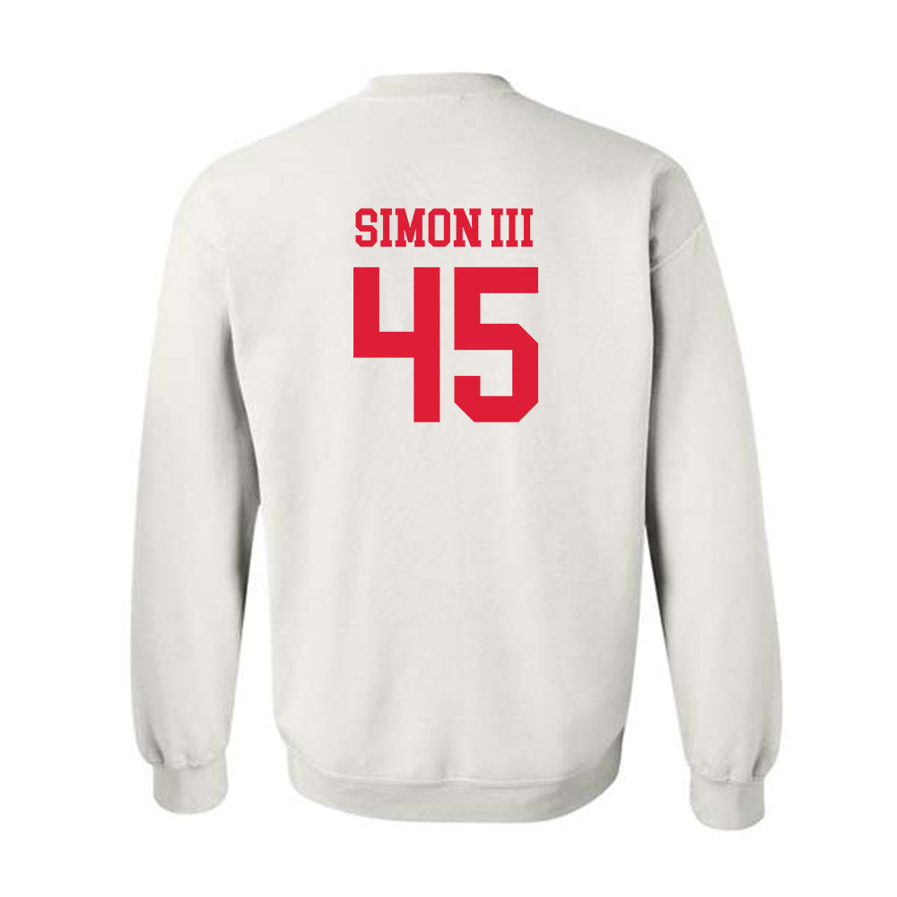 Lamar - NCAA Football : Albert Simon III - Classic Shersey Crewneck Sweatshirt-1