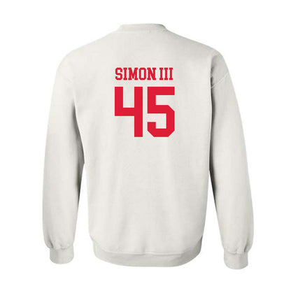 Lamar - NCAA Football : Albert Simon III - Classic Shersey Crewneck Sweatshirt-1