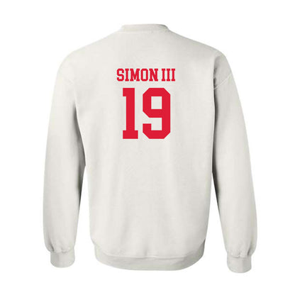 Lamar - NCAA Football : Albert Simon III - Classic Shersey Crewneck Sweatshirt-1