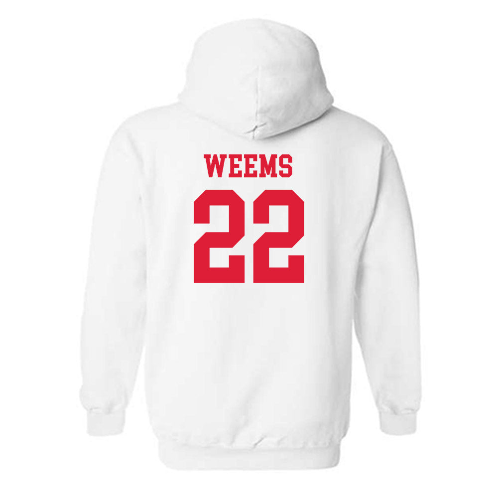 Lamar - NCAA Women's Basketball : Nurjei Weems - Classic Shersey Hooded Sweatshirt-1