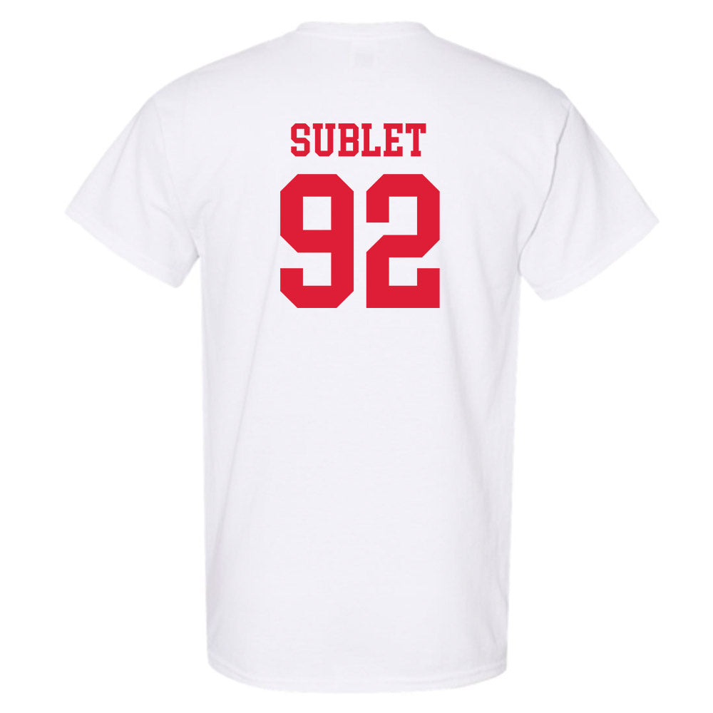 Lamar - NCAA Football : Broderick Sublet - Classic Shersey T-Shirt-1