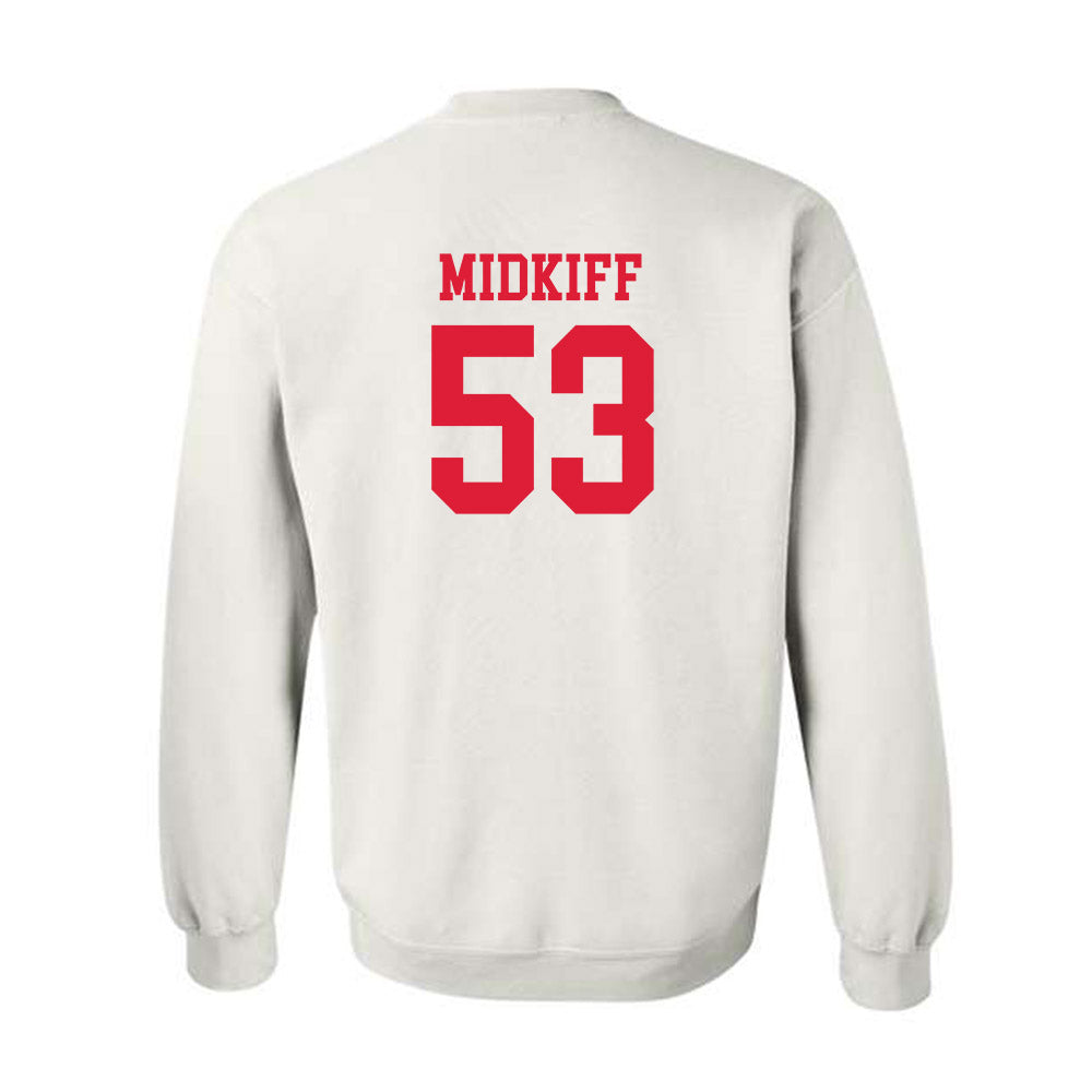 Lamar - NCAA Baseball : Daniel Midkiff - Classic Shersey Crewneck Sweatshirt-1