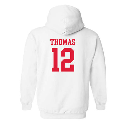 Lamar - NCAA Men's Basketball : Christian Thomas - Classic Shersey Hooded Sweatshirt-1
