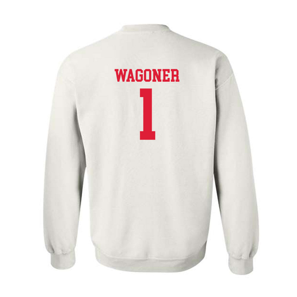 Lamar - NCAA Baseball : Jake Wagoner - Classic Shersey Crewneck Sweatshirt-1