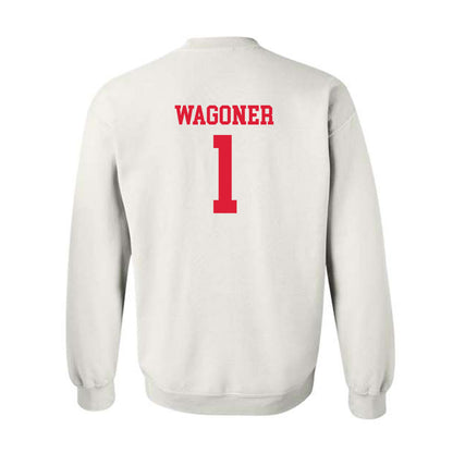 Lamar - NCAA Baseball : Jake Wagoner - Classic Shersey Crewneck Sweatshirt-1