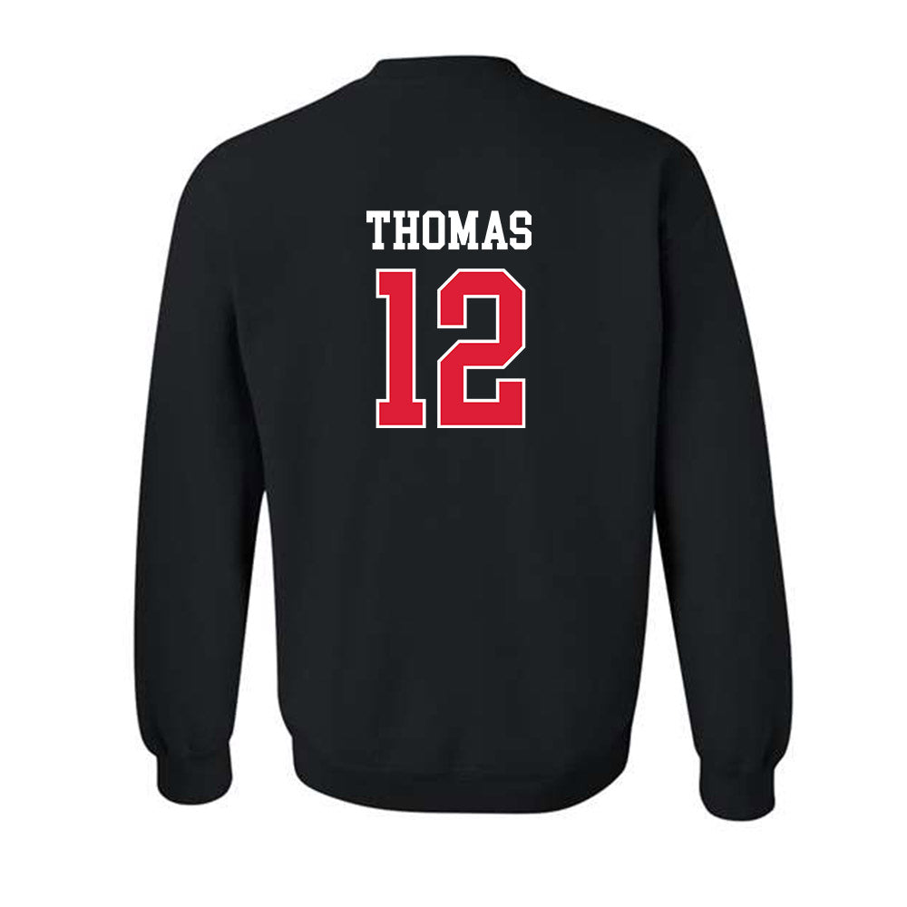 Lamar - NCAA Men's Basketball : Christian Thomas - Classic Shersey Crewneck Sweatshirt-1