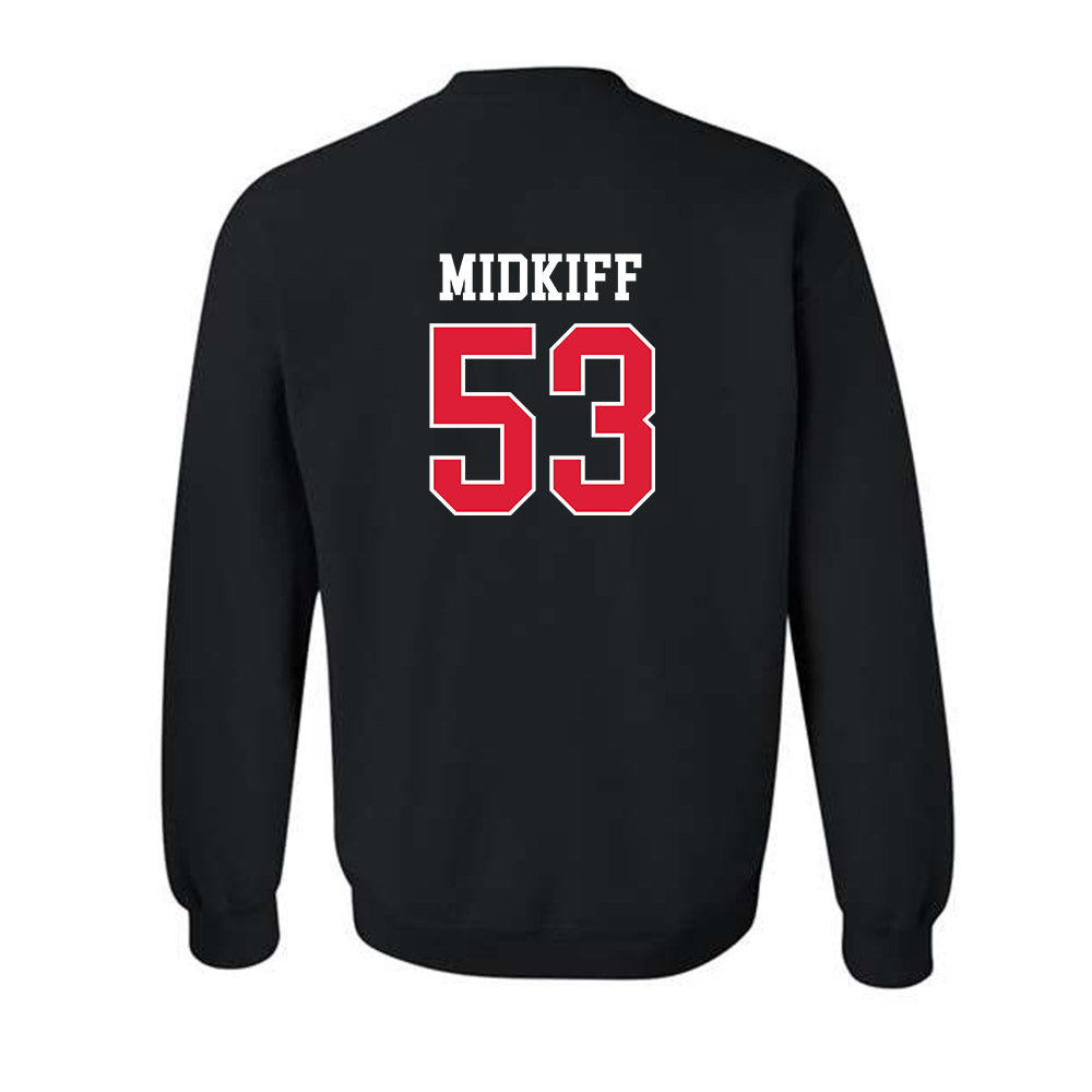 Lamar - NCAA Baseball : Daniel Midkiff - Classic Shersey Crewneck Sweatshirt-1