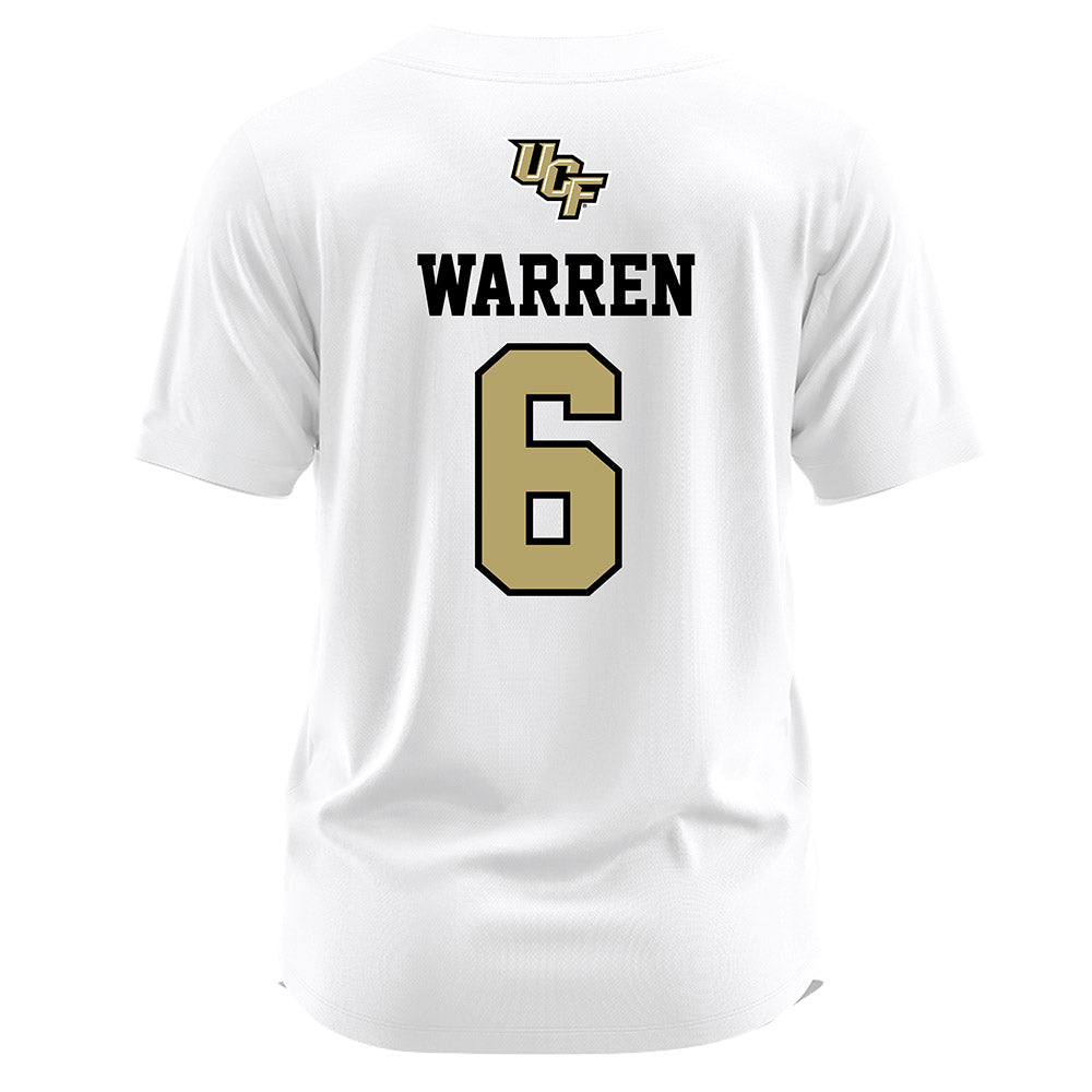 Central Florida - NCAA Softball : Maliyah Warren - White Jersey-1