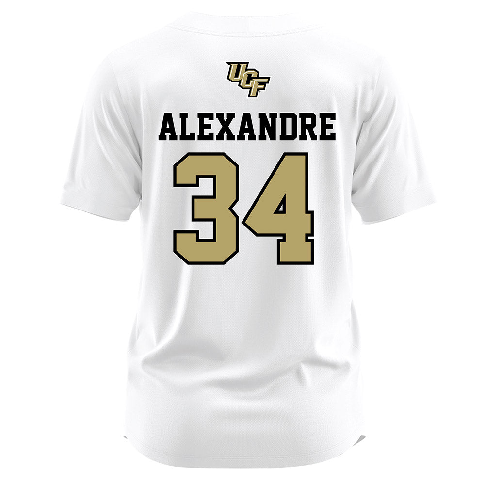 Central Florida - NCAA Softball : Kayla Alexandre - White Jersey-1