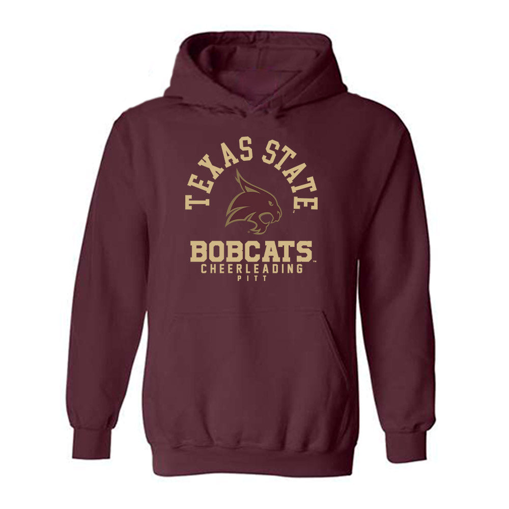 Texas State - NCAA Cheerleading : Nyavah Pitt - Classic Fashion Shersey Hooded Sweatshirt-0