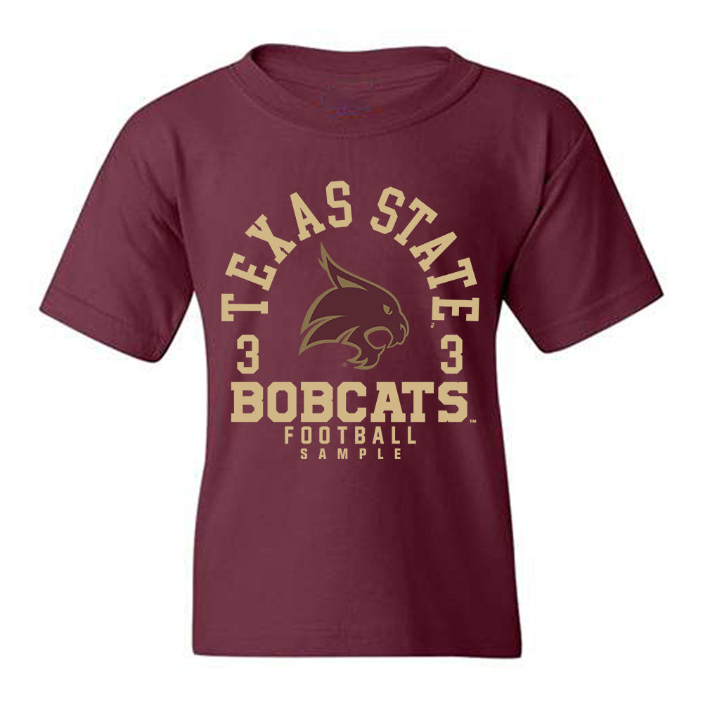 Texas State - NCAA Football : Zech Sample - Classic Fashion Shersey Youth T-Shirt-0