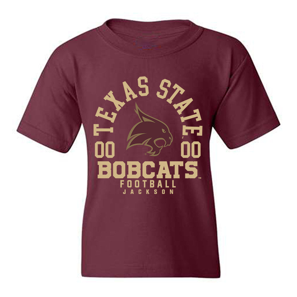 Texas State - NCAA Football : Davian Jackson - Classic Fashion Shersey Youth T-Shirt-0