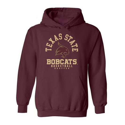 Texas State - NCAA Women's Basketball : Makenna Shaffer - Classic Fashion Shersey Hooded Sweatshirt-0