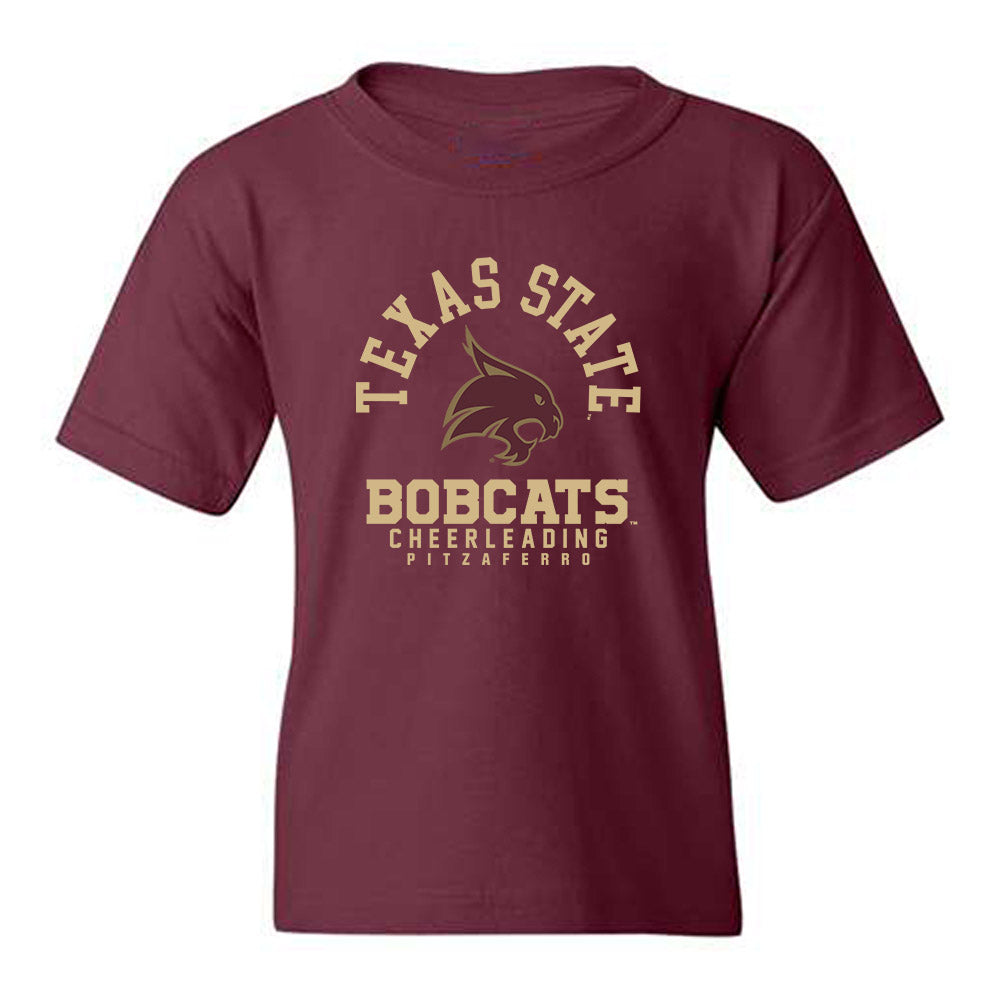 Texas State - NCAA Cheerleading : Alexis Pitzaferro - Classic Fashion Shersey Youth T-Shirt-0