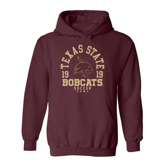 Texas State - NCAA Women's Soccer : Jade Bowe - Classic Fashion Shersey Hooded Sweatshirt-0
