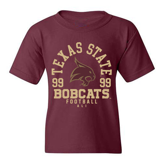 Texas State - NCAA Football : Jussiah Ali - Classic Fashion Shersey Youth T-Shirt-0
