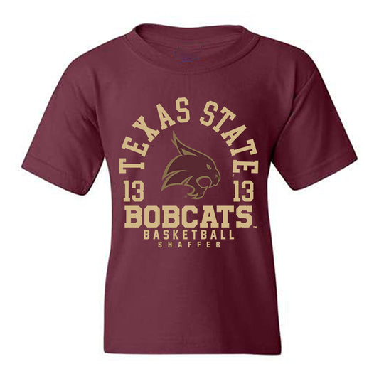 Texas State - NCAA Women's Basketball : Makenna Shaffer - Classic Fashion Shersey Youth T-Shirt-0