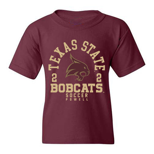 Texas State - NCAA Women's Soccer : Jessica Powell - Classic Fashion Shersey Youth T-Shirt-0