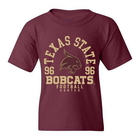 Texas State - NCAA Football : Bryce Carter - Classic Fashion Shersey Youth T-Shirt-0
