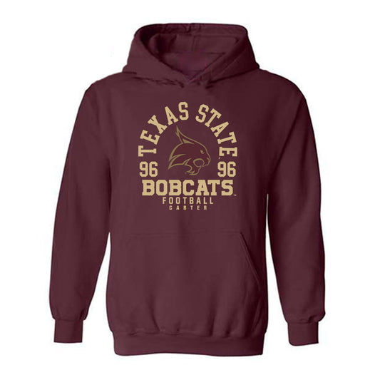 Texas State - NCAA Football : Bryce Carter - Classic Fashion Shersey Hooded Sweatshirt-0