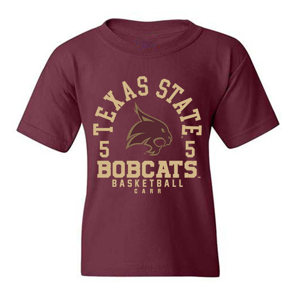 Texas State - NCAA Women's Basketball : Addison Carr - Classic Fashion Shersey Youth T-Shirt-0