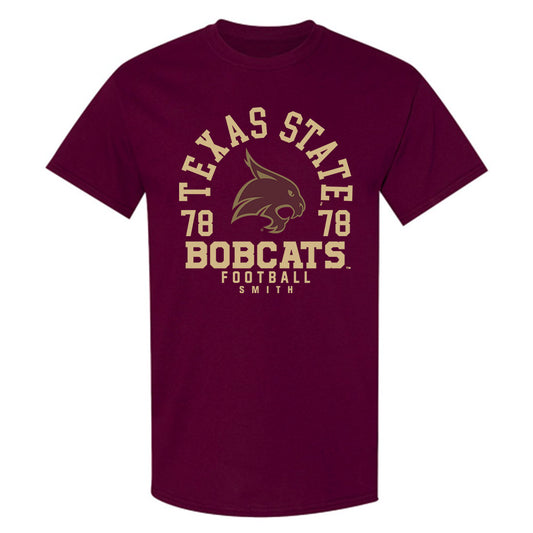 Texas State - NCAA Football : Amari Smith - Classic Fashion Shersey T-Shirt-0