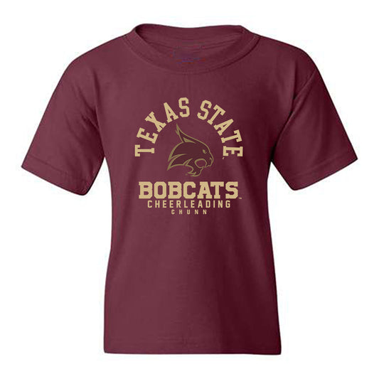 Texas State - NCAA Cheerleading : Hannah Chunn - Classic Fashion Shersey Youth T-Shirt-0