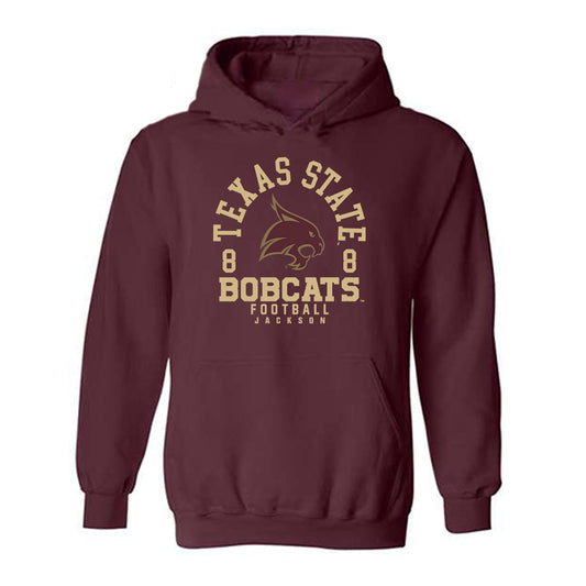 Texas State - NCAA Football : Brad Jackson - Classic Fashion Shersey Hooded Sweatshirt-0