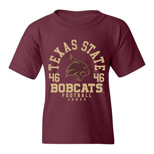 Texas State - NCAA Football : Ayden Jones - Classic Fashion Shersey Youth T-Shirt-0