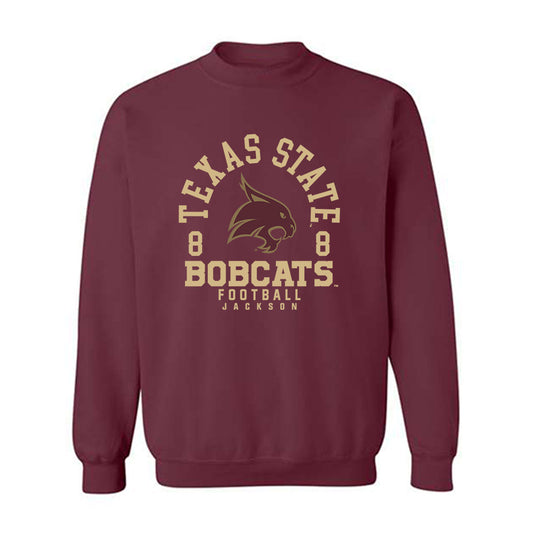 Texas State - NCAA Football : Brad Jackson - Classic Fashion Shersey Crewneck Sweatshirt-0