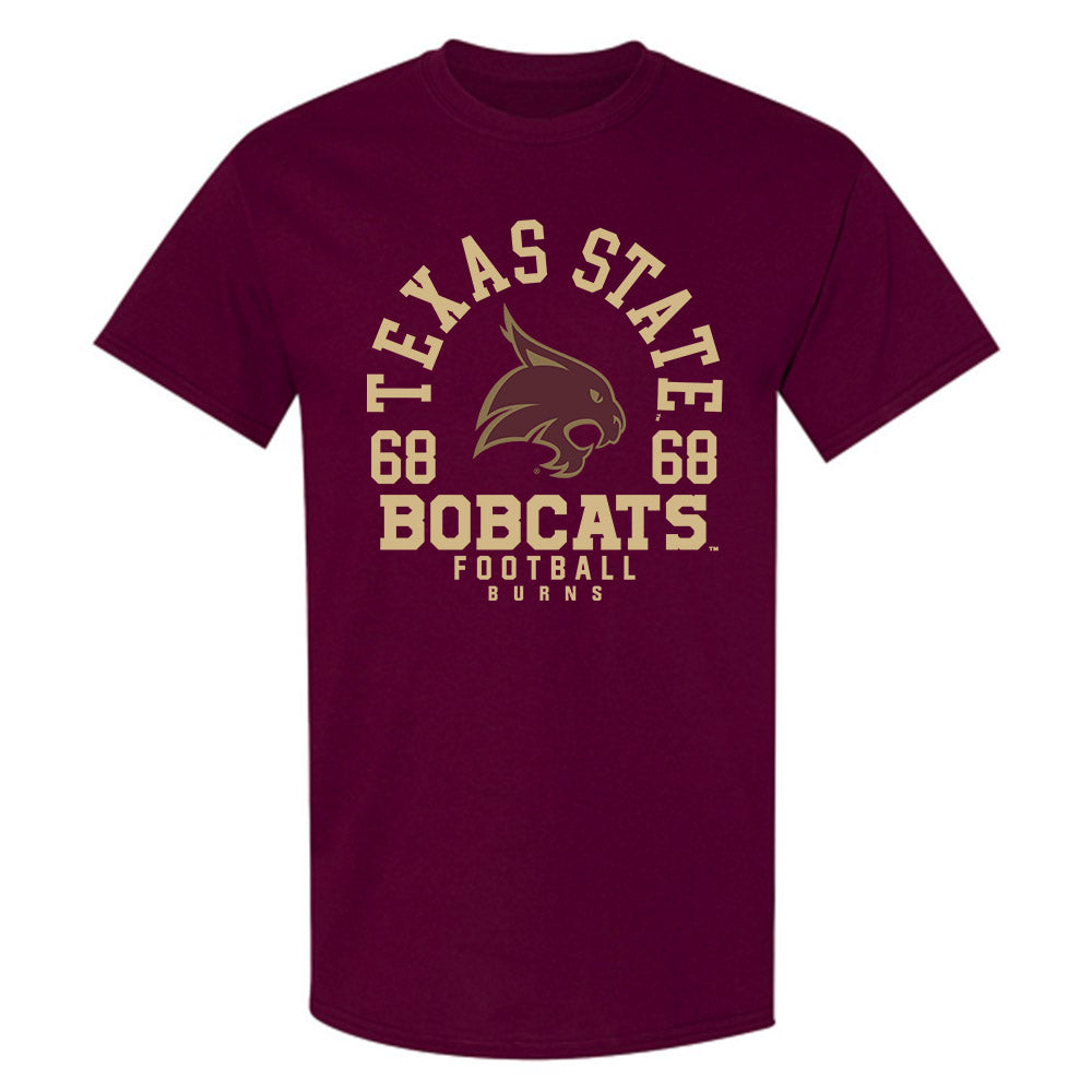 Texas State - NCAA Football : Sully Burns - Classic Fashion Shersey T-Shirt-0