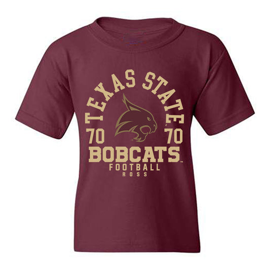 Texas State - NCAA Football : Ameer Ross - Classic Fashion Shersey Youth T-Shirt-0