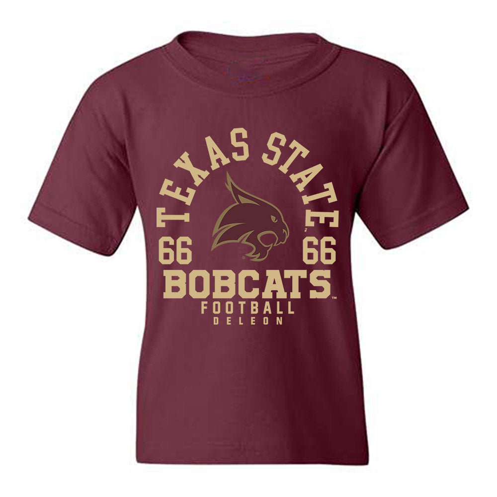 Texas State - NCAA Football : Justin Deleon - Classic Fashion Shersey Youth T-Shirt-0