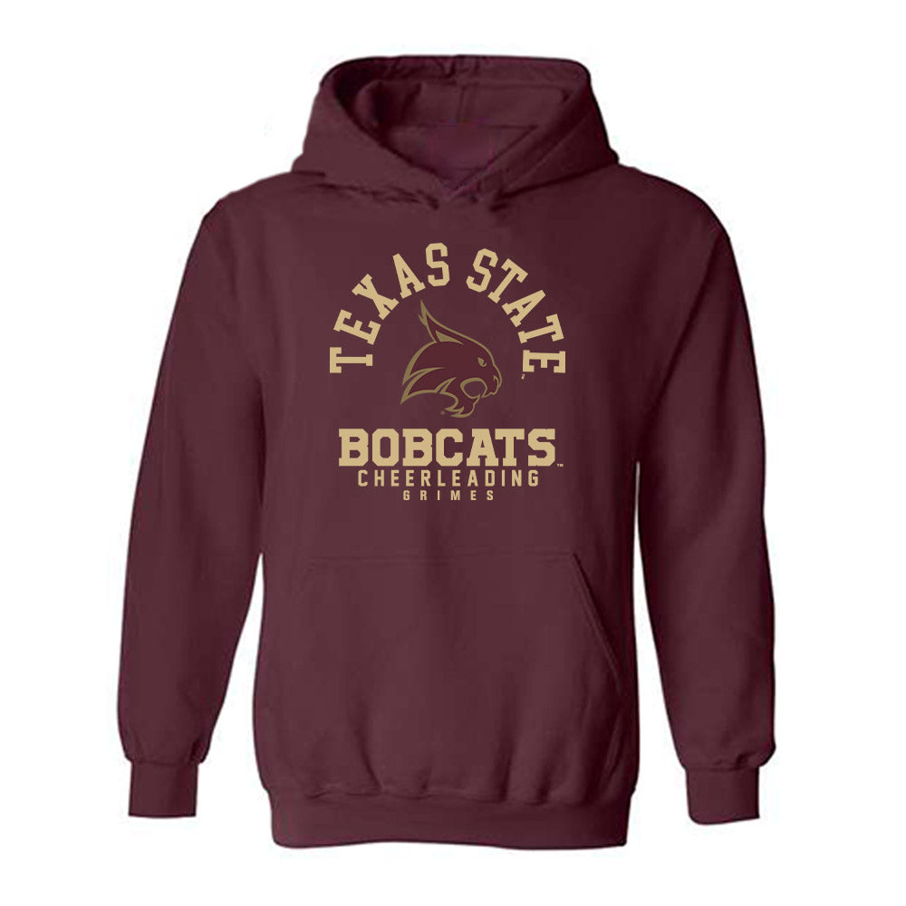 Texas State - NCAA Cheerleading : Haileigh Grimes - Classic Fashion Shersey Hooded Sweatshirt-0