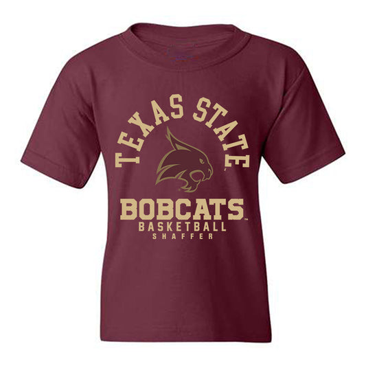 Texas State - NCAA Women's Basketball : Makenna Shaffer - Classic Fashion Shersey Youth T-Shirt-0