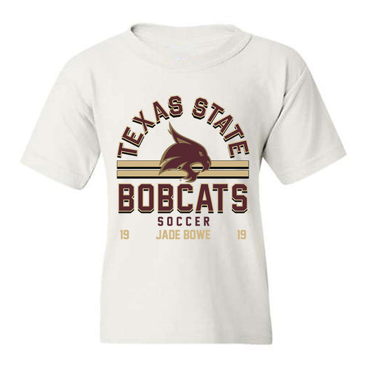 Texas State - NCAA Women's Soccer : Jade Bowe - Classic Fashion Shersey Youth T-Shirt-0