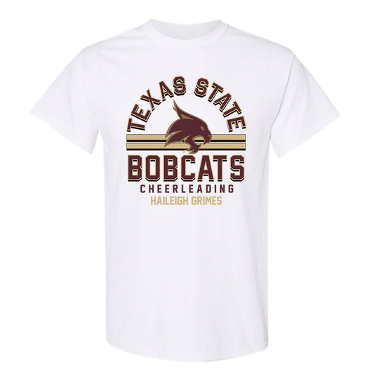 Texas State - NCAA Cheerleading : Haileigh Grimes - Classic Fashion Shersey T-Shirt-0